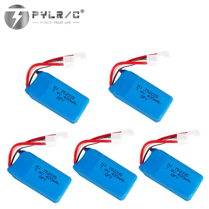 Rc Helicopter Coaxial - 1/2/3/5/10 szt. Bateria LiPo 7.4V 400mAh